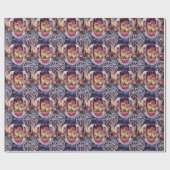 Pomeranian Dog Valentine's Day  Cadeaupapier (Vlak)