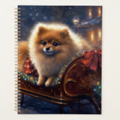 Pomeranian Fêtes de Noël Brossé (Devant)