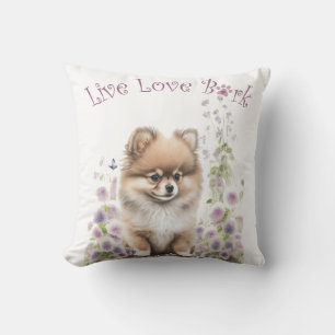 Pomeranian Hondenmoeder Bloemstuk Kussen