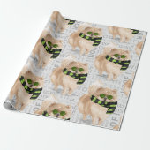 POMERANIAN Kerst voor Hondenliefhebber Cadeaupapier (Uitgerold)