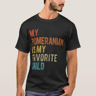 Pomeranian Moeder Vader Hond Liefhebber Grappig Sa T-shirt