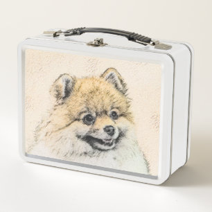 Pomeranian (Oranje) Schilderij - Originele Honden