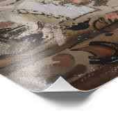 Pomeranian Puppy Trio  Foto Afdruk (Hoek)