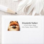 Pomeranian Return Address Labels (Insitu)