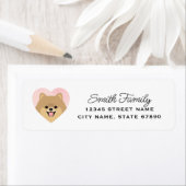 Pomeranian Return Address Labels (Insitu)