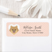 Pomeranian Return Address Labels (Insitu)