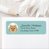 Pomeranian Return Address Labels (Insitu)