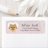 Pomeranian Return Address Labels (Insitu)