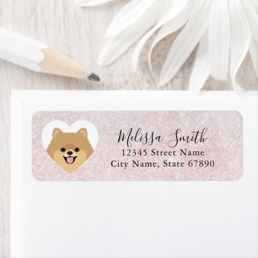 Pomeranian Return Address Labels (Insitu)
