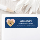 Pomeranian Return Address Labels (Insitu)