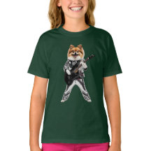 Pomeranian Rockster Kids T-Shirt