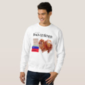 Pomeranian Terug naar School Trui (Voorkant volledig)