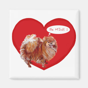 Pomeranian Valentijn Magneet