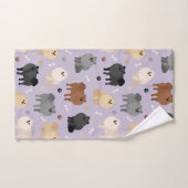 Poméranie Paw-Empreintes et Serviettes de bain des (Serviette à main)