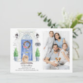 Poméranie Photo de la porte avant Faire-part de dé (Debout devant)