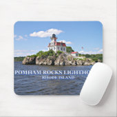 Pomham Rocks Lighthouse, Rhode Island Muismat (Met muis)