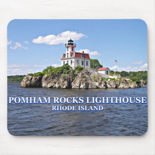Pomham Rocks Lighthouse, Rhode Island Muismat (Voorkant)