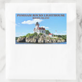 Pomham Rocks Lighthouse, Rhode Island Stickers (Tas)