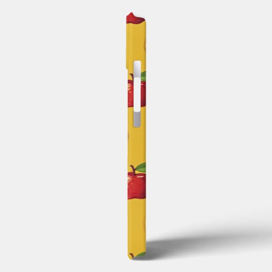pomme avec motif jaune design iphone 13 coque (Verso / Gauche)