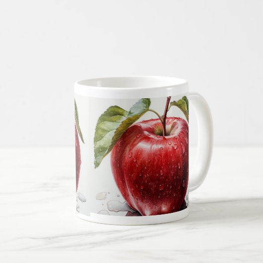 Pomme café Mug (Devant droit)