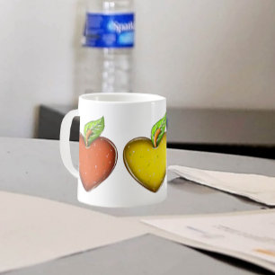 Pomme Coeurs Mug cadeau de l'enseignant