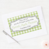 Pomme confiture confiture étiquette alimentaire ve (Enveloppe)