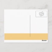 Pomme d'automne | Carte postale Merci baby shower (Dos)