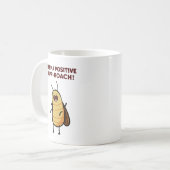 Pomme de Cockroach Positive Pun de Mug (Devant gauche)