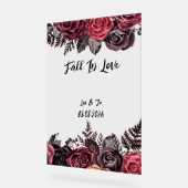 Pomme de douche botanique à fleurs de Bourgogne (Angle)