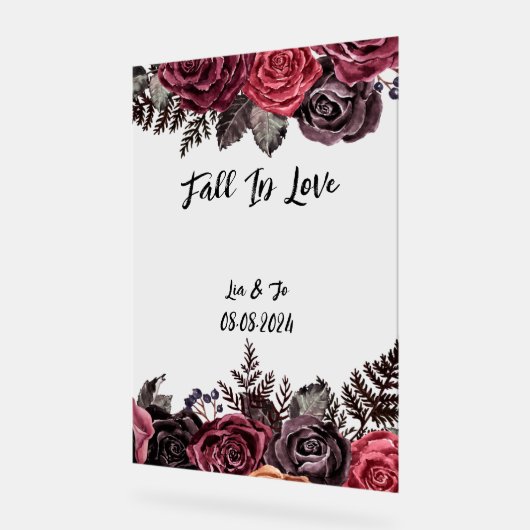 Pomme de douche botanique à fleurs de Bourgogne (Angle)