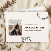 Pomme de mes yeux Carte de vœux d'anniversaire per