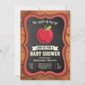 Pomme de mon Baby shower oculaire Invitation (Devant)