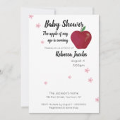 Pomme de mon oeil Baby shower Invitation (Devant)