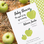 Pomme de mon oeil Baby shower Invitation