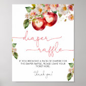 Pomme de notre oeil Baby shower de couches Poster  (Devant)