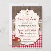 Pomme de notre oeil Rustique automne Invitation An (Devant)