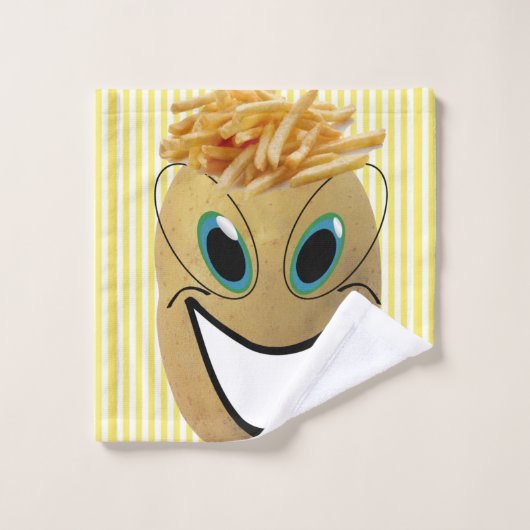 Pomme de terre Fries frites Serviettes de toilette (Gant de toilette)
