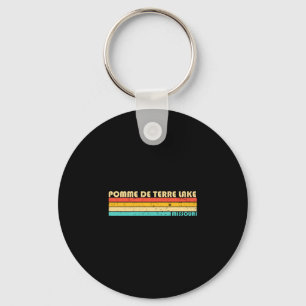 Pomme de terre meer missouri grappige vissen kampe sleutelhanger