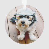 Pomme d'enseignant personnalisé avec photo vertica (dos)