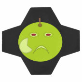 Pomme maléfique avec balle de soccer Halloween Sca (Plat)