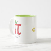 Pomme Pi Cute Math Pi Day Café Mug (Devant gauche)