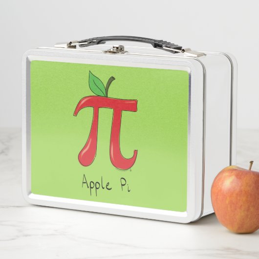 Pomme Pi Cute Math Pi Day Lunch Box (En situation)
