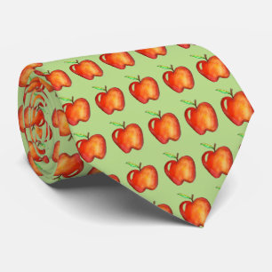 Pomme pour l'enseignant Green Red Apples Cravate c