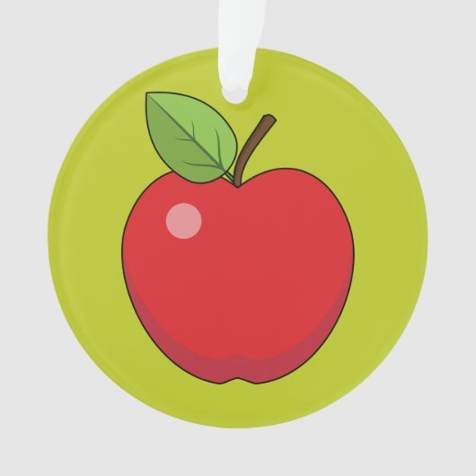 Pomme rouge (devant)