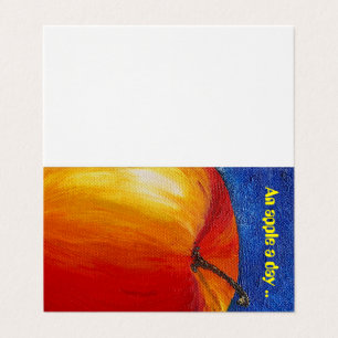 Pomme rouge - Peinture de la vie morte