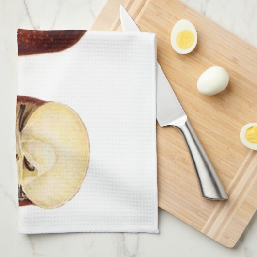 Pomme Slice serviette de cuisine (Quart Plié)