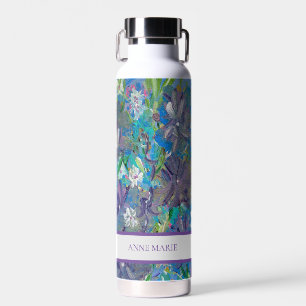 Pomme violette Flore Bouteille d'eau personnalisée