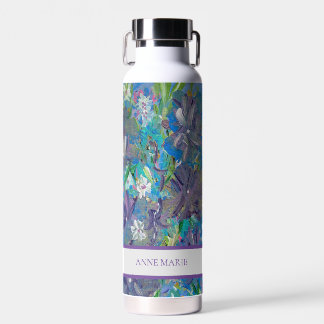 Pomme violette Flore Bouteille d'eau personnalisée
