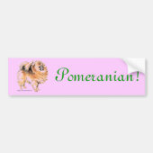Pommeren! Bumpersticker (Voorkant)