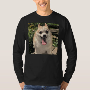 Pommeren Chihuahua Pomsky Big Smile Puppy T-shirt
